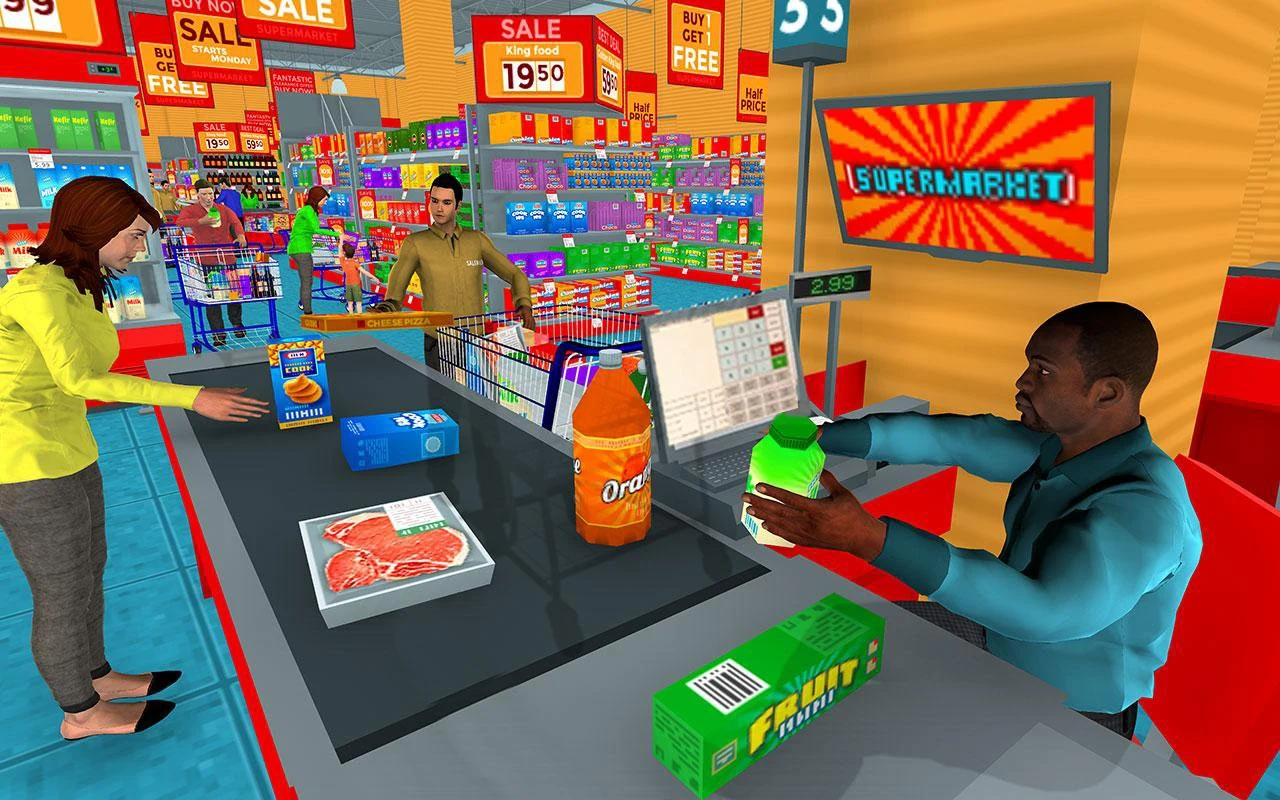 Supermarket Shopping Game 3D screenshot