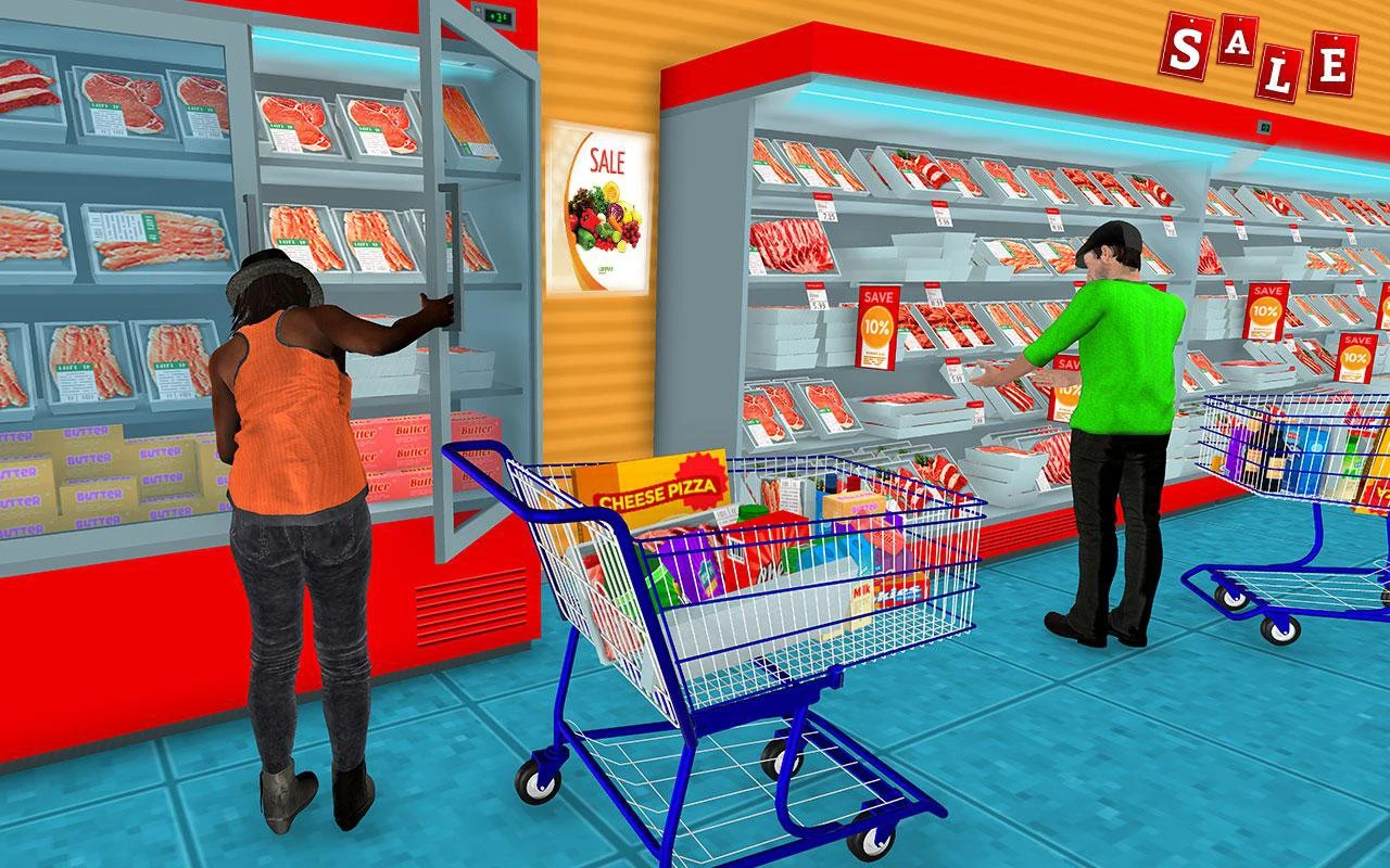 Supermarket Shopping Game 3D screenshot